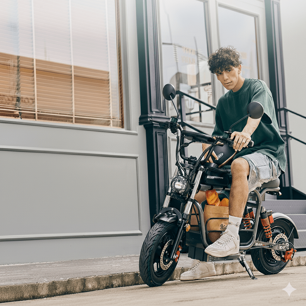 iScooter DX5 - Elsparkcykel - Wheelyshop