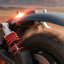 Suspensión del iScooter GX3 Pro