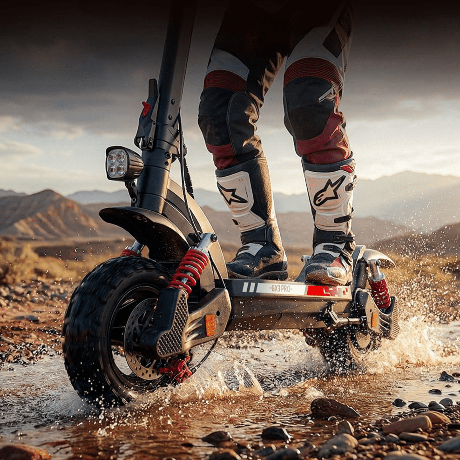 iScooter GX3 Pro - Elsparkcykel - Wheelyshop