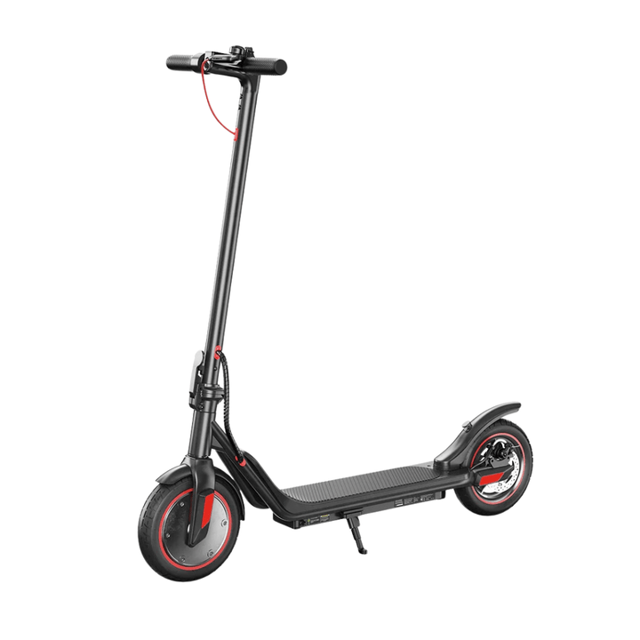 Patinete eléctrico iScooter i9M en vista frontal en ángulo