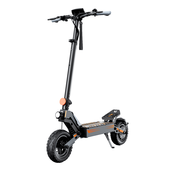 Patinete eléctrico iScooter W10 en vista frontal en ángulo