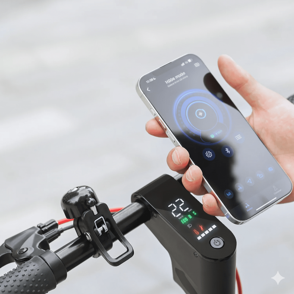App móvil para el patinete eléctrico iScooter W6