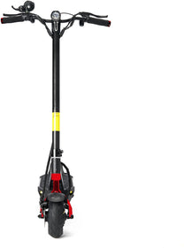 Patinete eléctrico KAABO MANTIS 8 PLUS visto de frente en color rojo