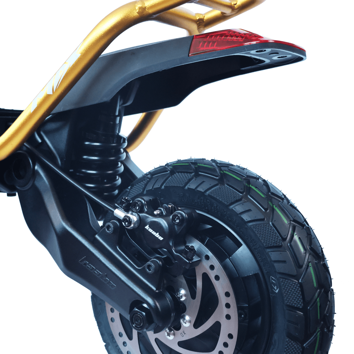 Rueda trasera del KAABO WOLF WARRIOR X MAX