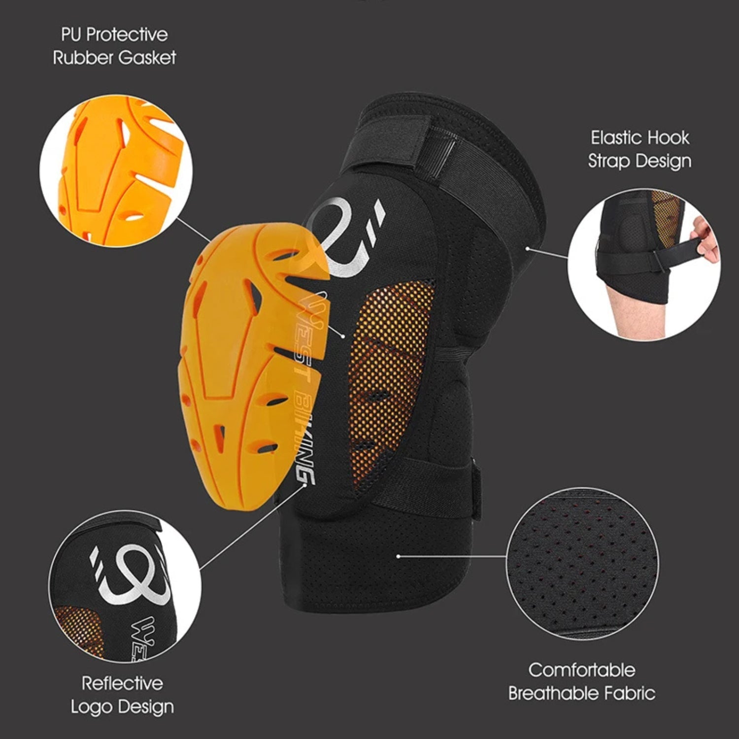 Knäskydd Premium - Tillbehör - Wheelyshop