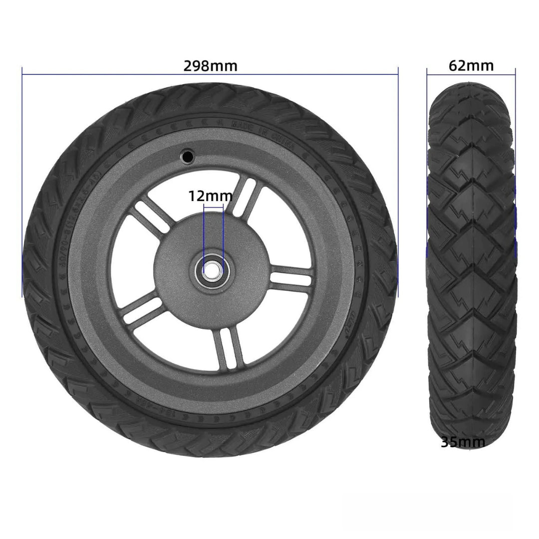 Complete solid wheel 12" Xiaomi 5 Plus - Spare part - Wheelyshop