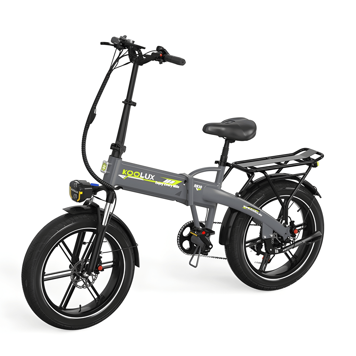 Bicicleta eléctrica plegable fat bike KOOLUX RK10 vista de lado