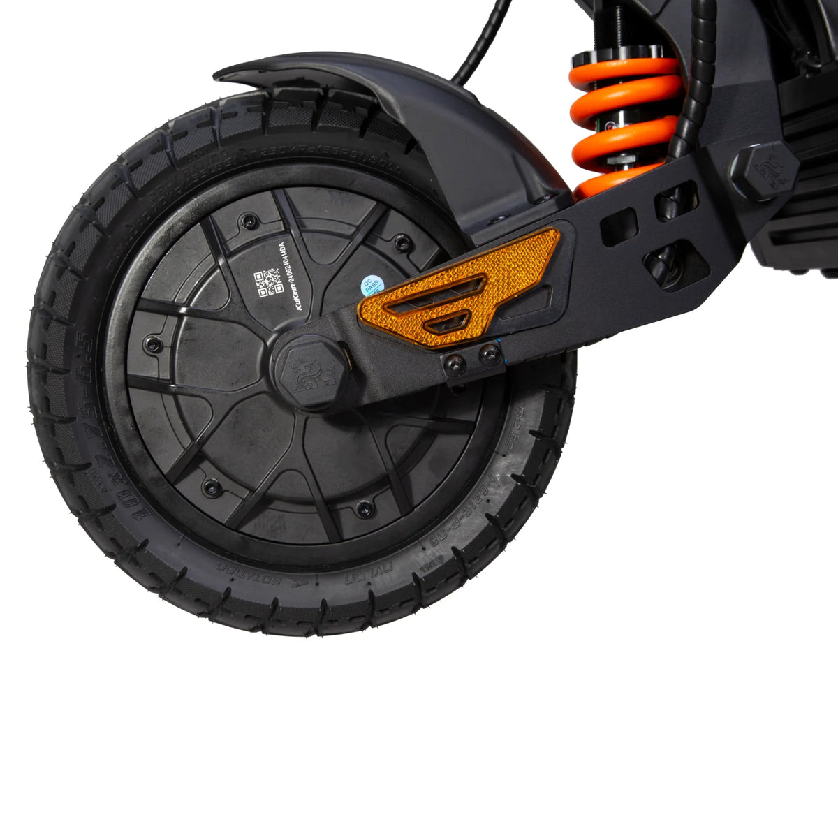Motor en el buje del KuKirin G2 Master