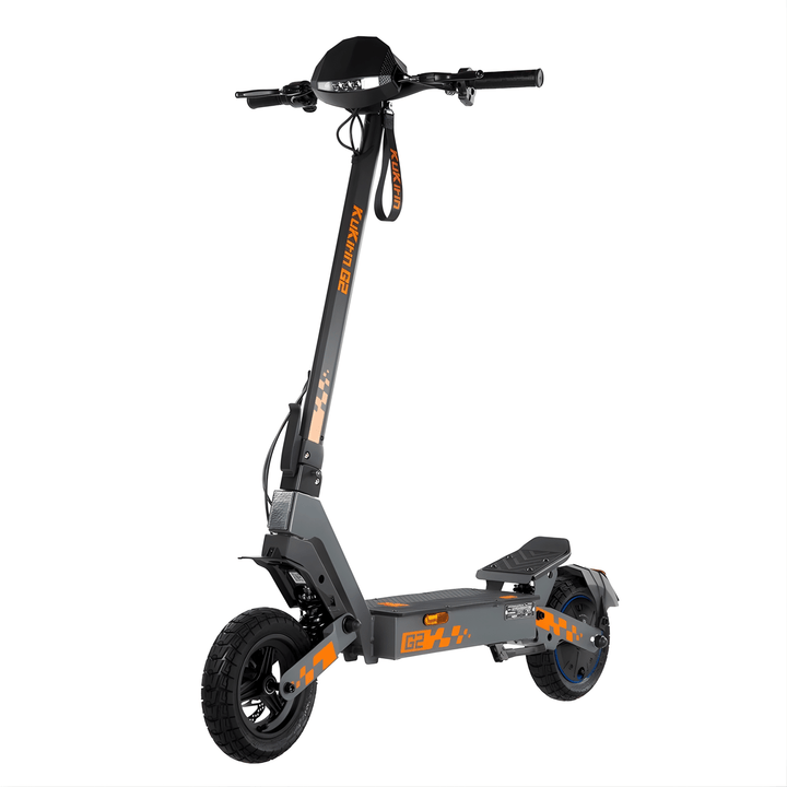 Patinete eléctrico KuKirin G2 VMP en vista frontal en ángulo