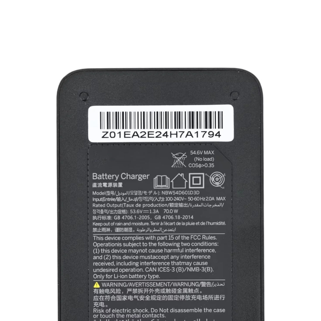 Cargador Ninebot ZT3 - Recambio - Wheelyshop