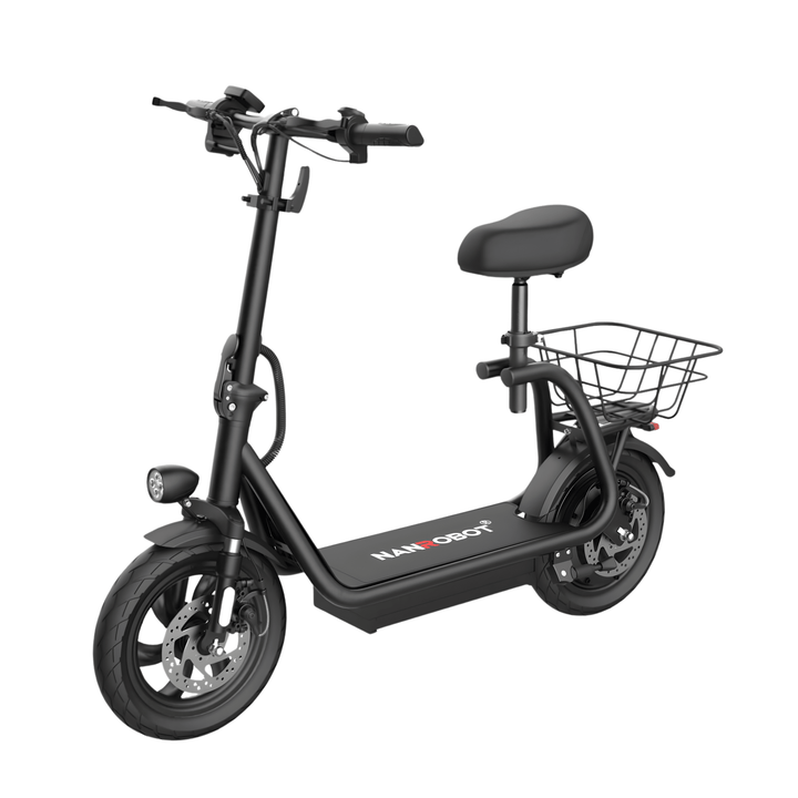 Patinete eléctrico Nanrobot M5 Pro en vista frontal en ángulo