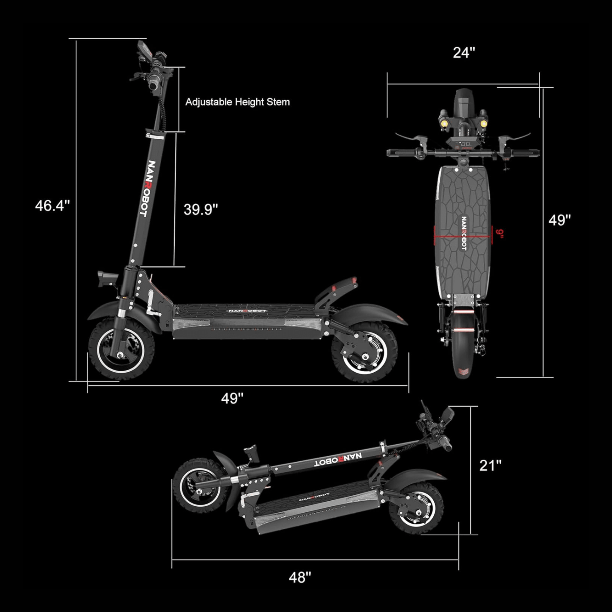 Nanrobot T1 - Patinete eléctrico - Wheelyshop