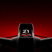 Primer plano de la pantalla del Segway Ninebot GT3