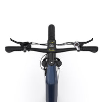 Manillar de la OneSport OT05 en color azul desde arriba