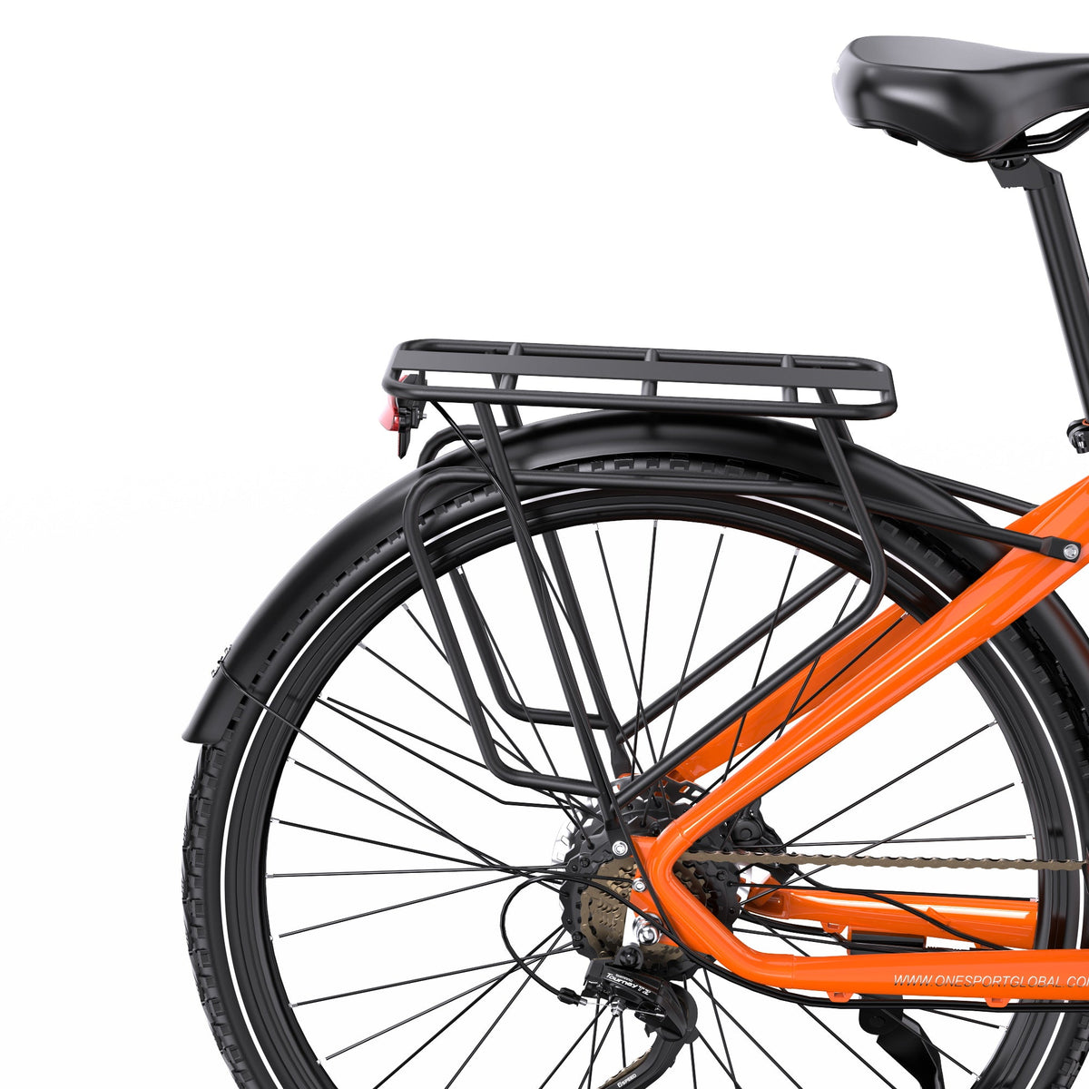 Portaequipajes de la OneSport OT05 Pro en color naranja