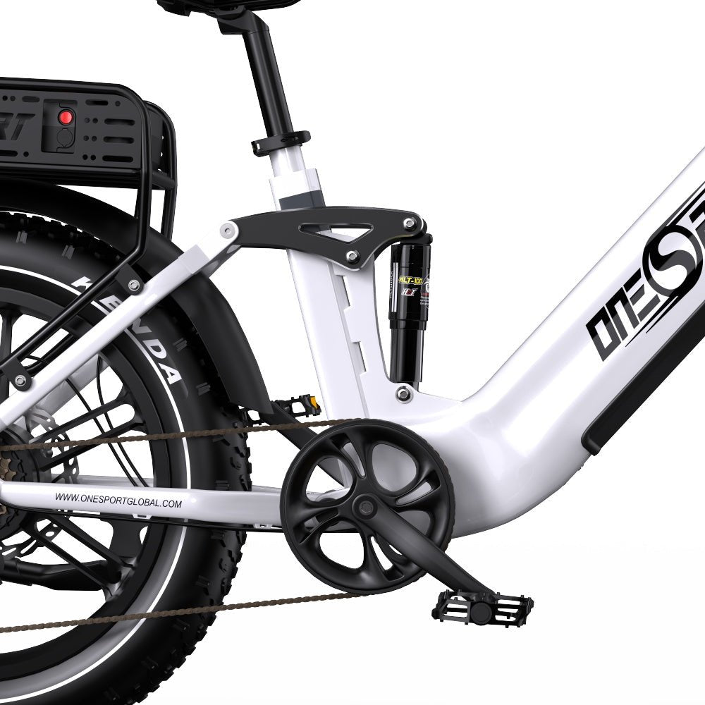 Cuadro de la OneSport OT08 Pro en color blanco