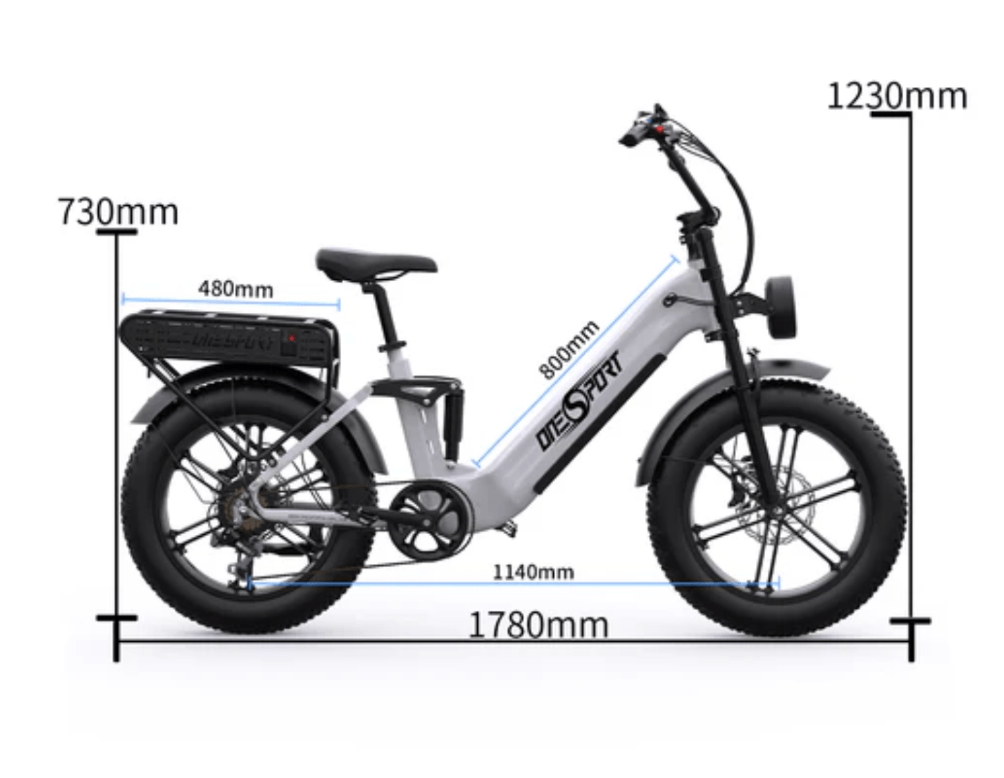 Onesport OT08 Pro - Bicicleta eléctrica - Tienda de ruedas