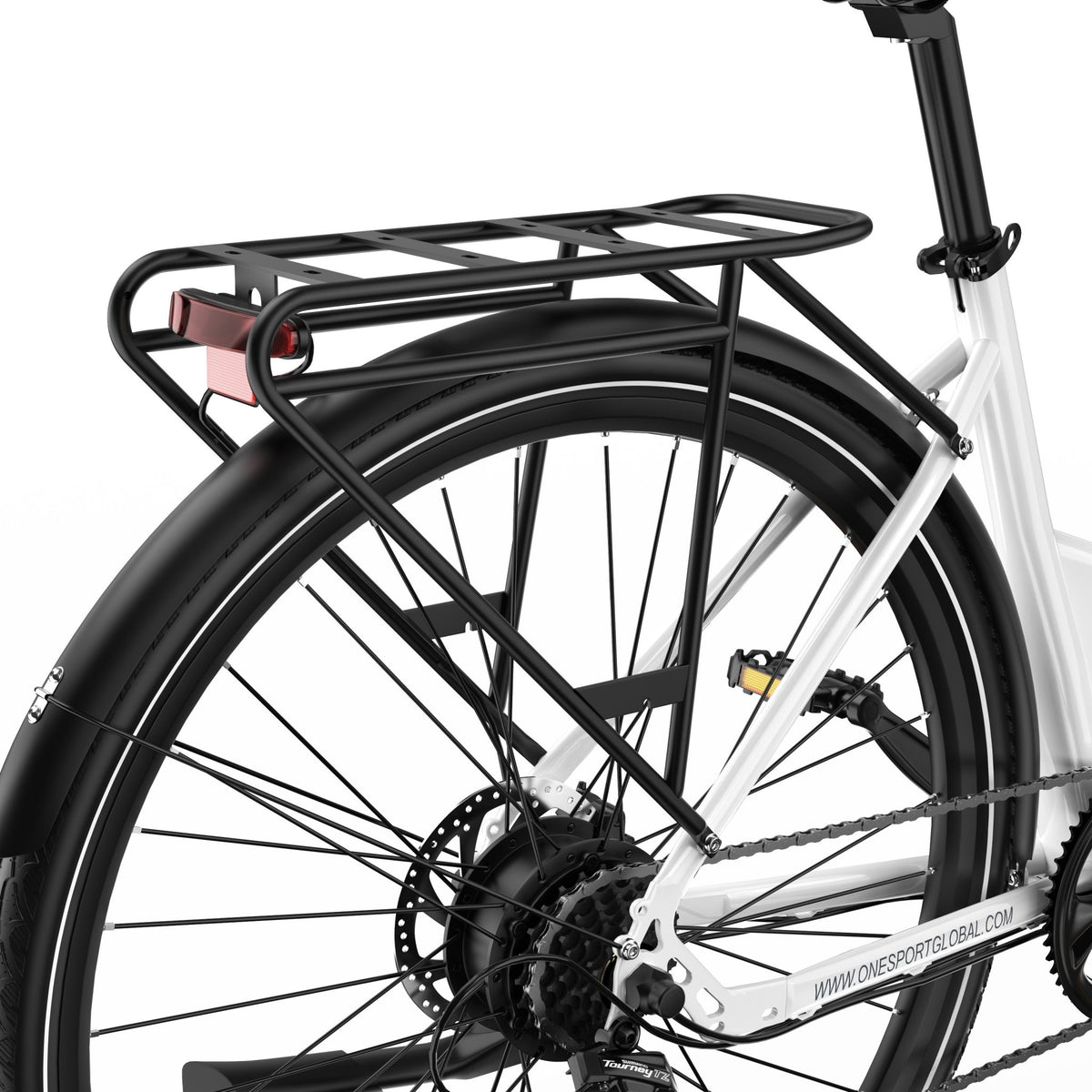 Portaequipajes de la OneSport OT12 en color blanco