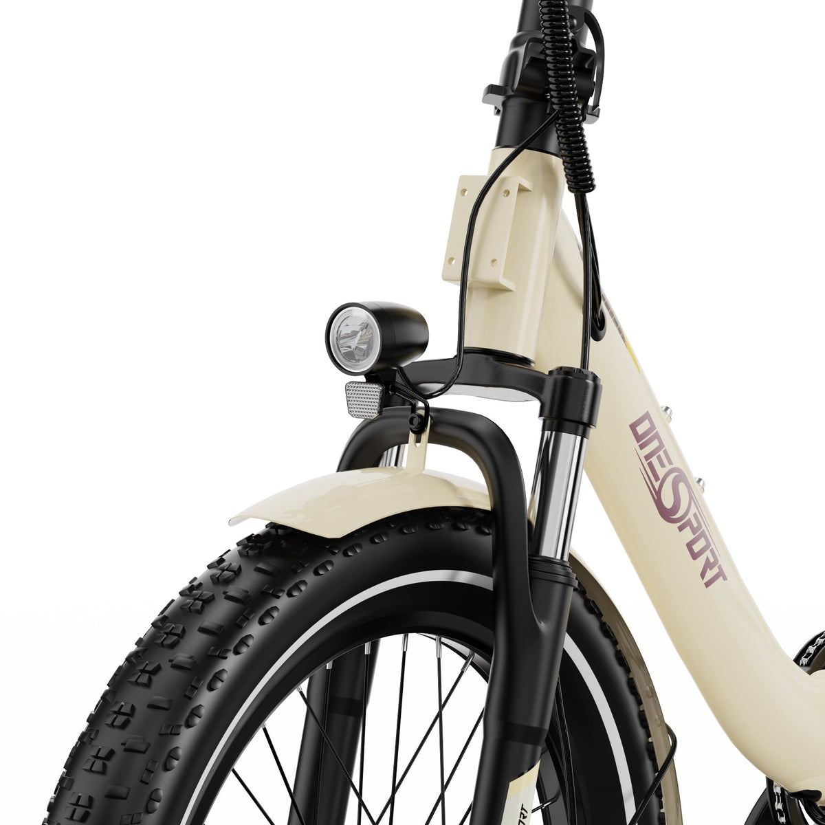 Faro delantero de la OneSport OT16-2 en color beige