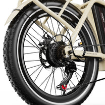 Cambio y cadena de la OneSport OT16-2 en color beige
