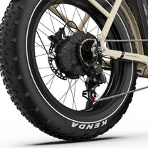 Motor en el buje de la OneSport OT16 Max en color beige