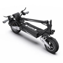 Patinete eléctrico OOTD T10 plegado en color plateado