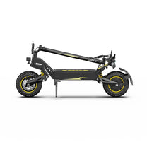 Patinete eléctrico OOTD T10 plegado en color amarillo
