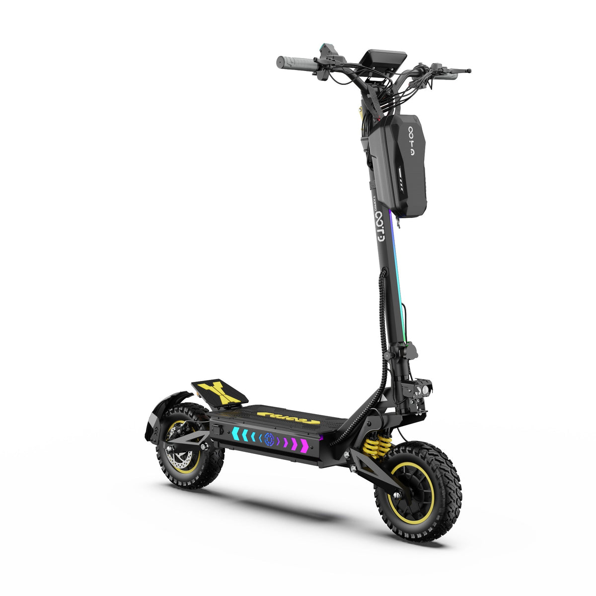 Patinete eléctrico OOTD T10 Pro en vista frontal en ángulo