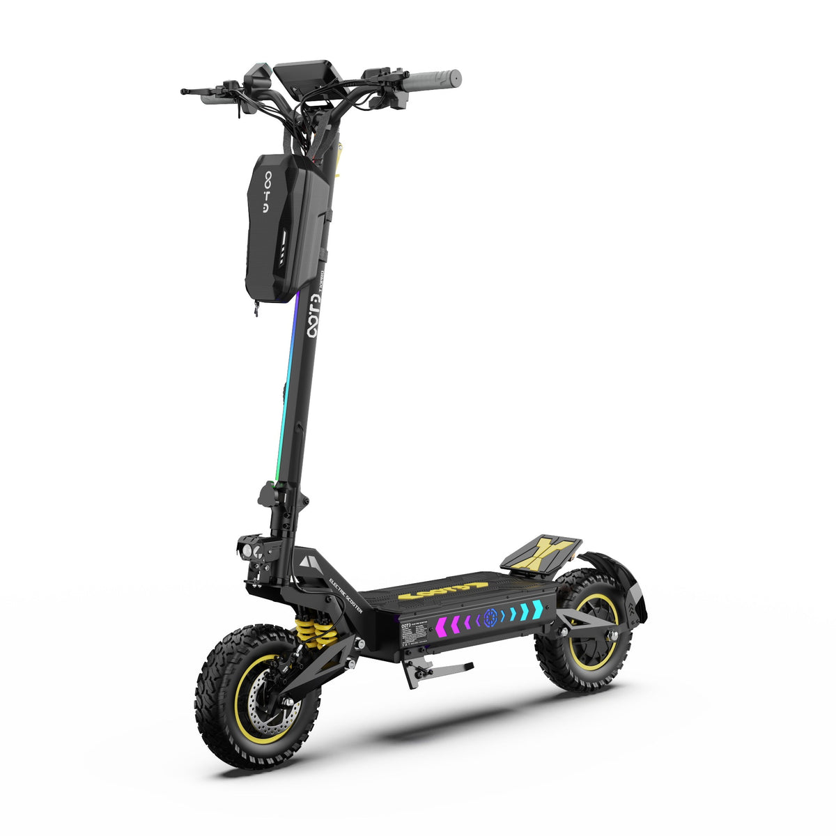 Patinete eléctrico OOTD T10 Pro en vista frontal en ángulo