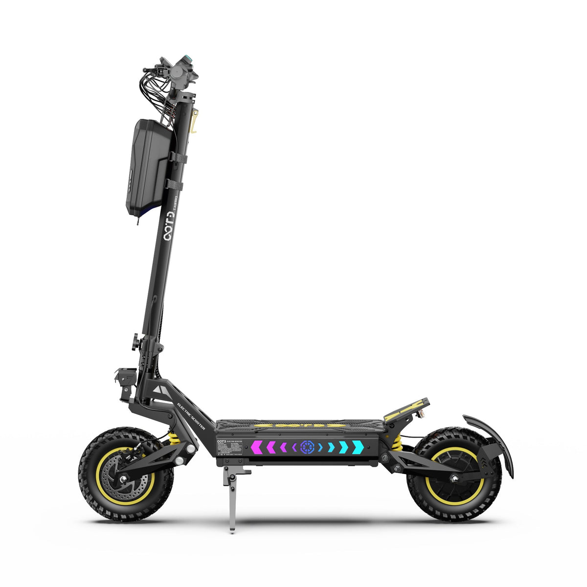 Patinete eléctrico OOTD T10 Pro visto de lado