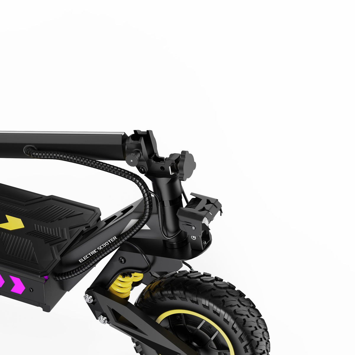 Detalle del patinete eléctrico OOTD T10 Pro
