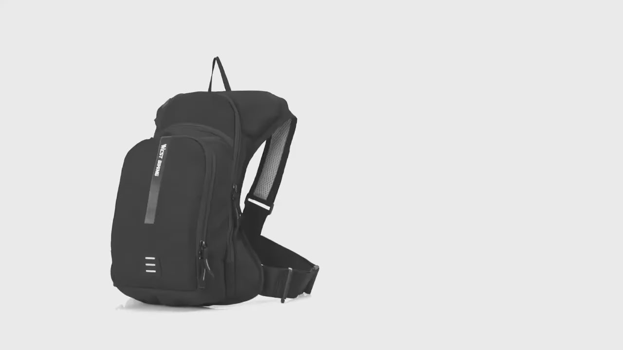 Smart ryggsäck med vätskeblåsa video