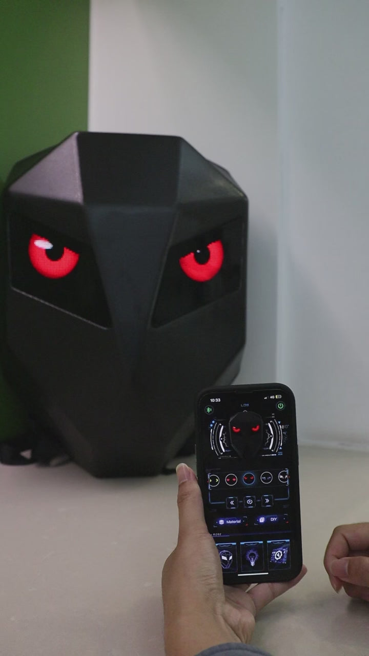 Smart ryggsäck LED reklamvideo