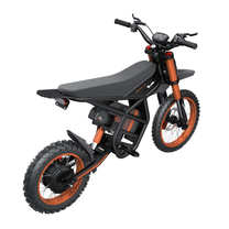 Moto cross eléctrica Ridingtimes GT54 vista en ángulo desde atrás