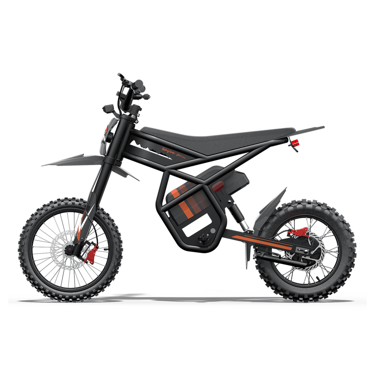 Moto cross eléctrica Ridingtimes GT54 Pro vista de lado desde la izquierda