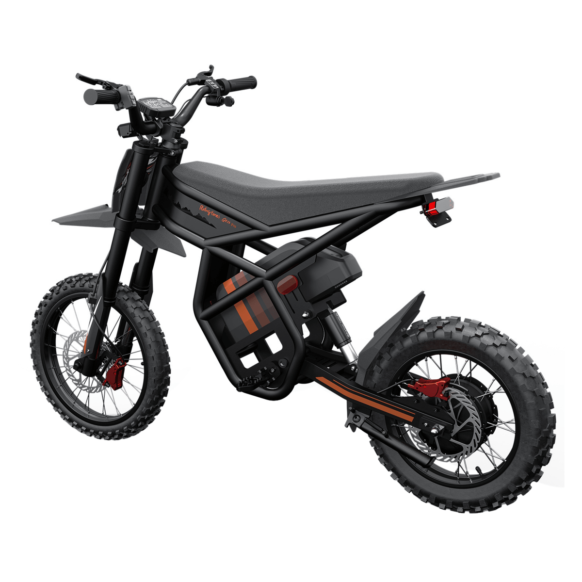 Moto cross eléctrica Ridingtimes GT54 Pro en vista frontal en ángulo
