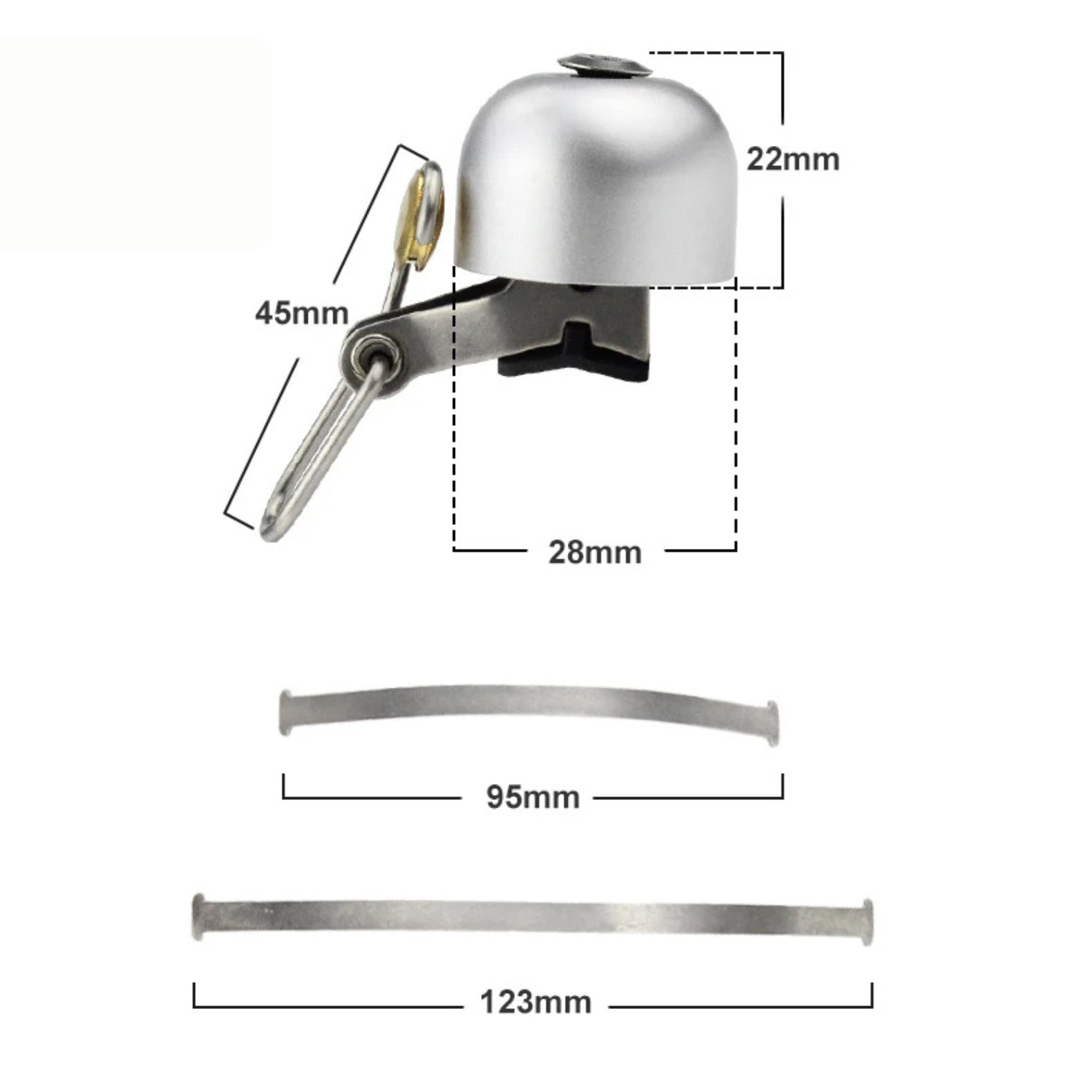 Ringklocka - Retro Edition - Tillbehör - Wheelyshop