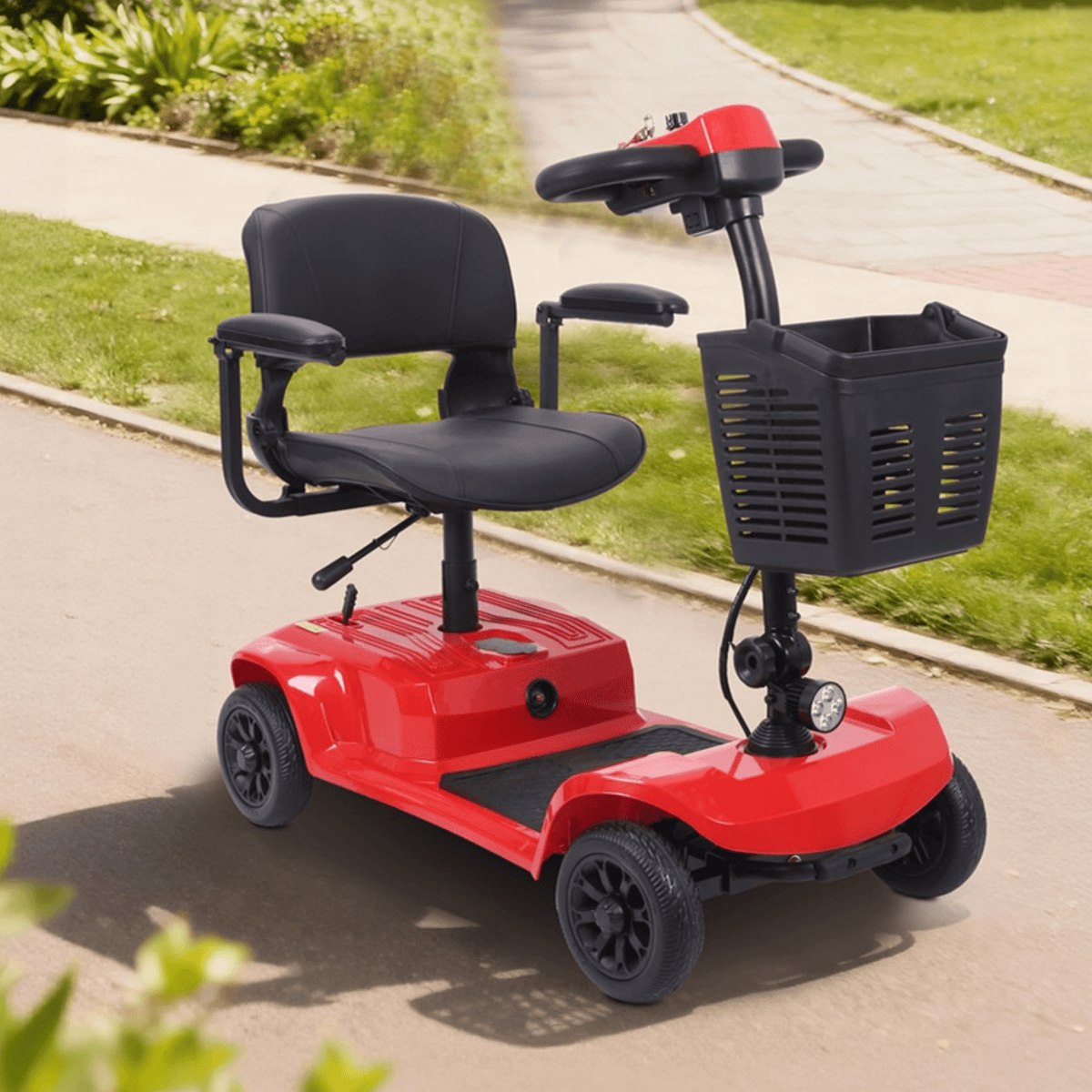 Scooter de movilidad SEEDREAM X-02B Lucas en vista frontal en ángulo