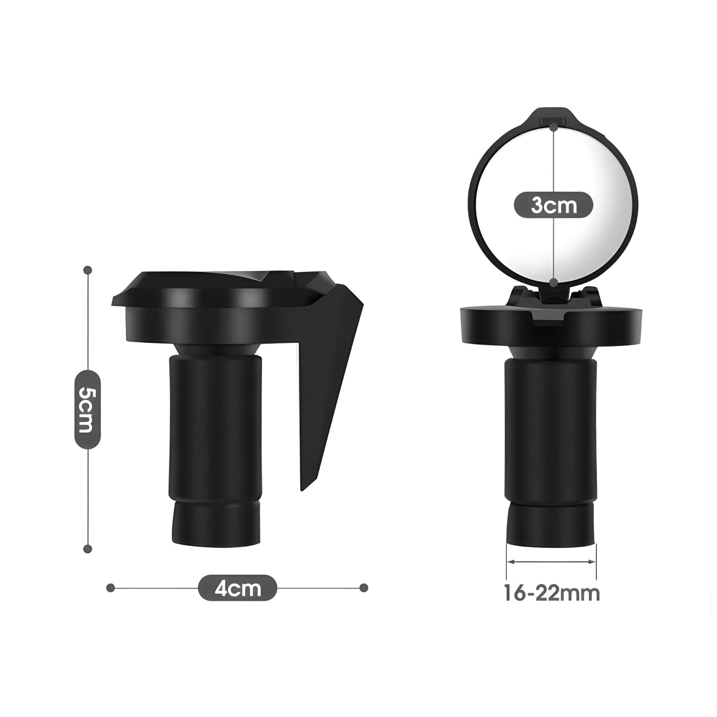 Smart backspegel - Mini - Tillbehör - Wheelyshop