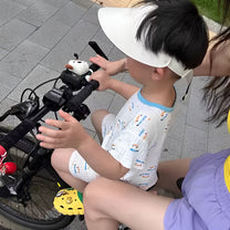 Silla infantil inteligente Pro para bicicleta en uso