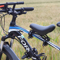 Silla infantil inteligente Pro para bicicleta en la bicicleta, vista frontal