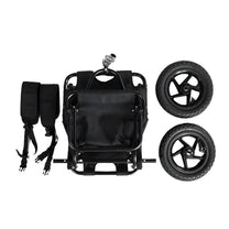 Remolque de carga Smart en negro desmontado