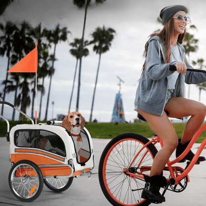 Bicicleta con remolque para mascotas inteligente 20303B - Remolque para mascotas - Wheelyshop