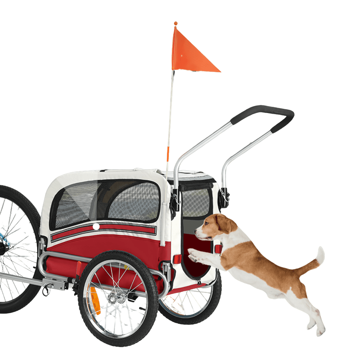 Bicicleta con remolque para mascotas inteligente 20303B - Remolque para mascotas - Wheelyshop