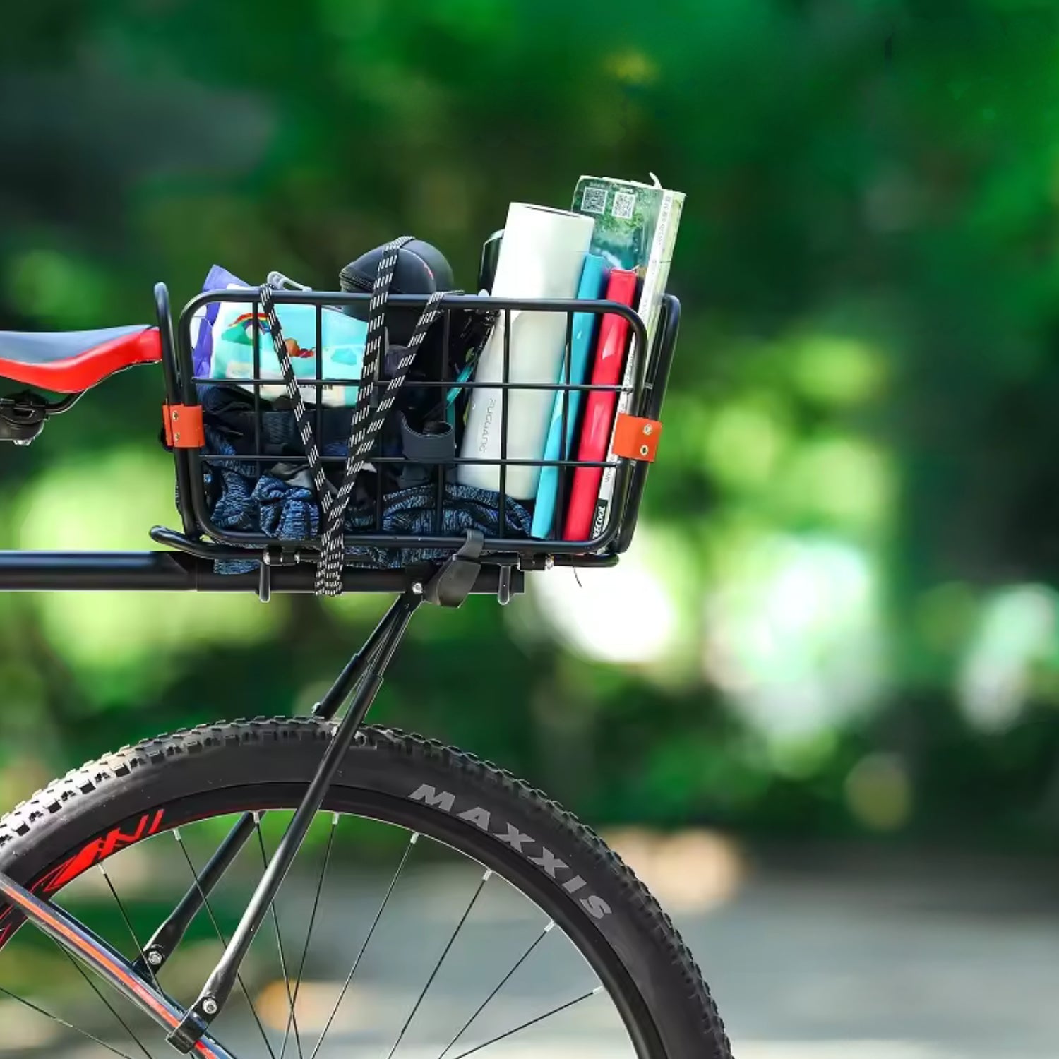 Smart pakethållare cykel med korg - Tillbehör - Wheelyshop