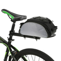 Portaequipajes inteligente para bicicleta (versión 1) con una bolsa