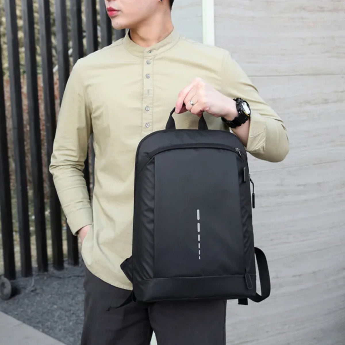 Mochila inteligente Clean Design, transporte por el asa