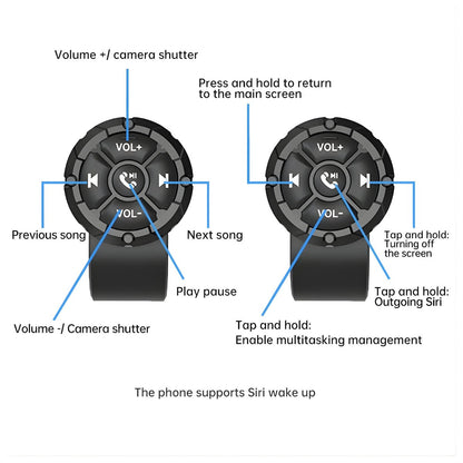 Smart trådlös fjärrkontroll Bluetooth - mediakontroll - Tillbehör - Wheelyshop