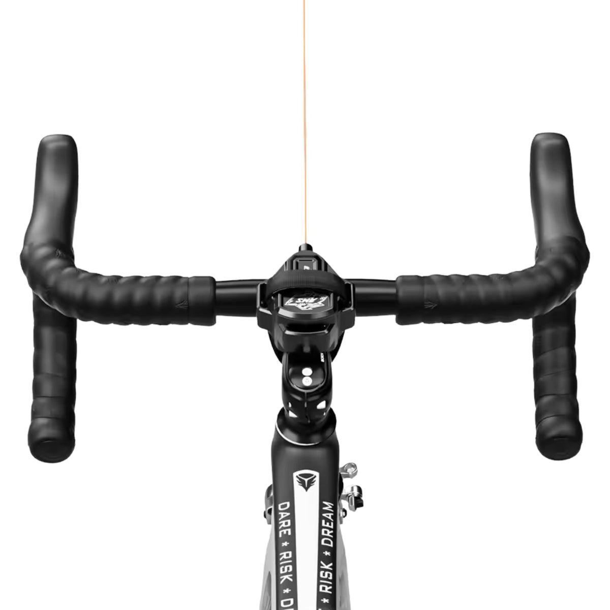 Cuerda de remolque retráctil inteligente con gancho para bicicleta, vista trasera en ángulo