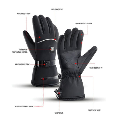 Smarta elektriska värmehandskar - Tillbehör - Wheelyshop